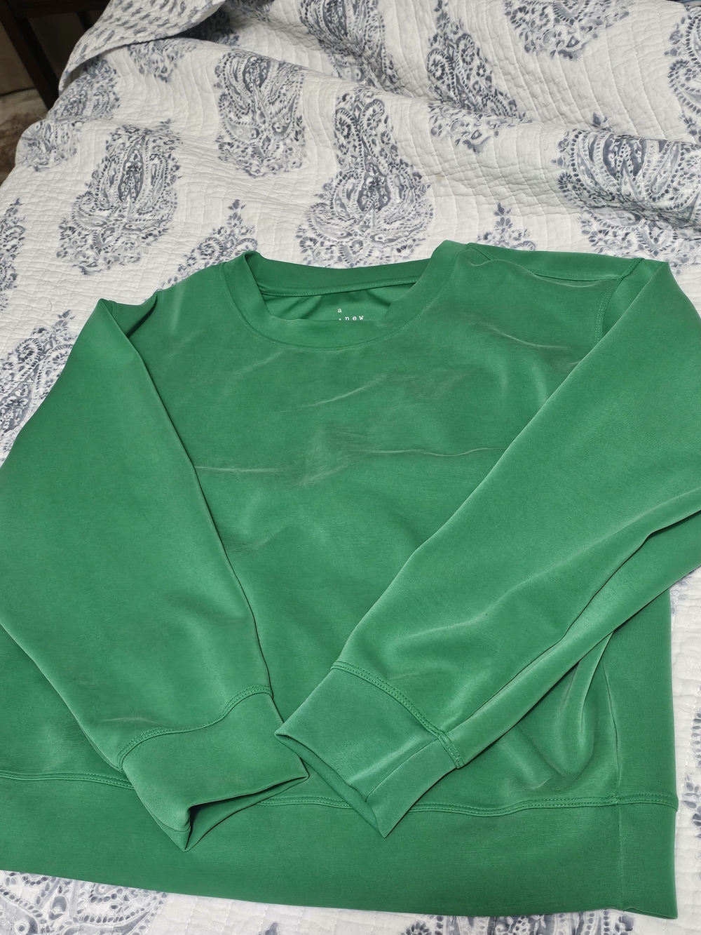 a new day Green Crewneck Sweatshirt